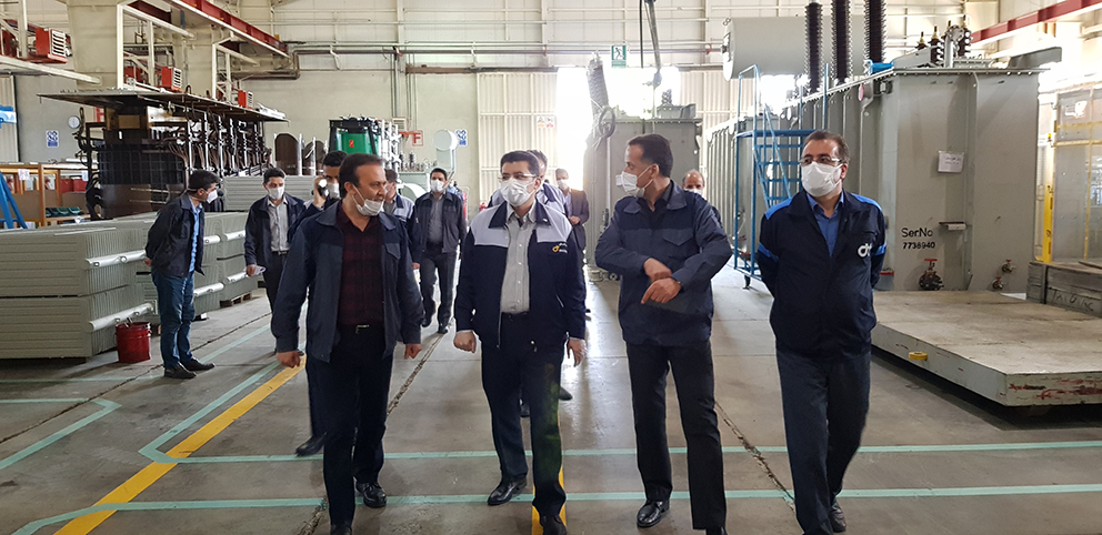 بازدید مدیر عامل محترم گروه صنعتی ایران ترانسفو از شرکت خدمات پس از فروش